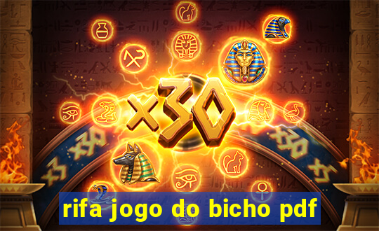 rifa jogo do bicho pdf